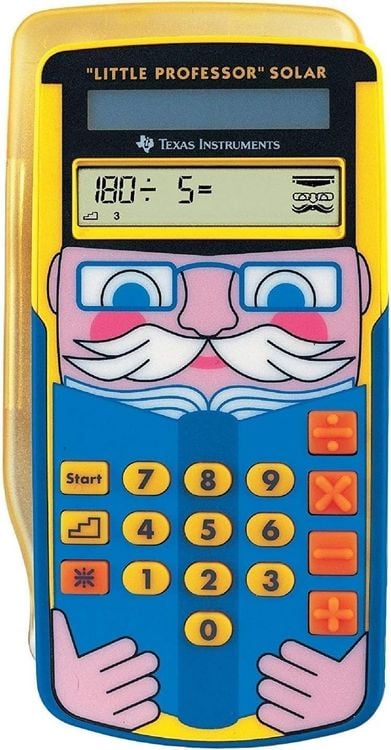 Produktbild: Texas Instruments Little Professor Rechentrainer f&uuml;r Vorschule und Grundschule, Solarbetrieben