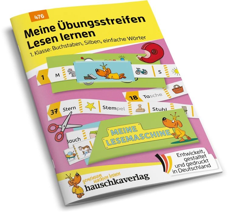 Produktbild: Meine &Uuml;bungsstreifen Lesen lernen &ndash; 1. Klasse: Buchstaben, Silben, einfache W&ouml;rter