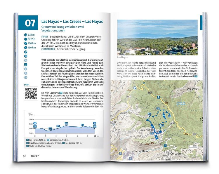 Produktbild: KOMPASS Wanderf&uuml;hrer La Gomera, mit Fernwanderweg GR-132, 75 Touren mit Extra-Tourenkarte