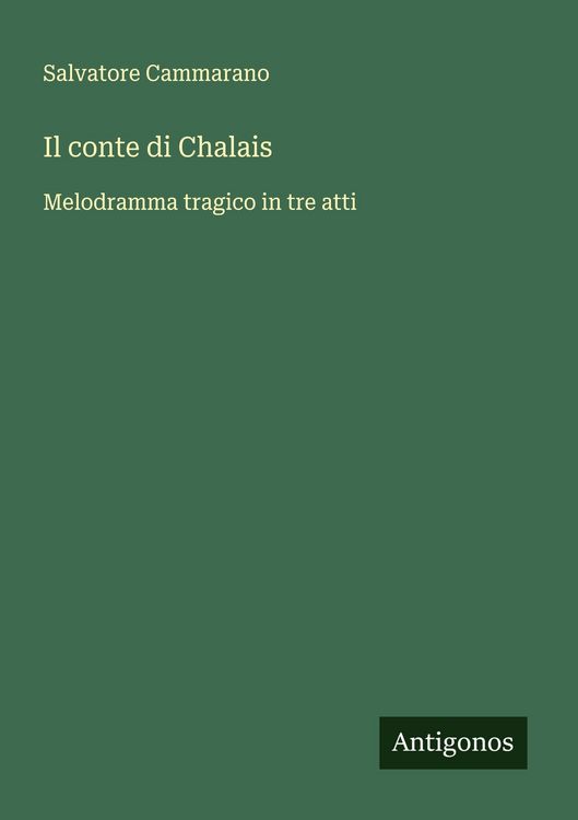 Produktbild: Il conte di Chalais