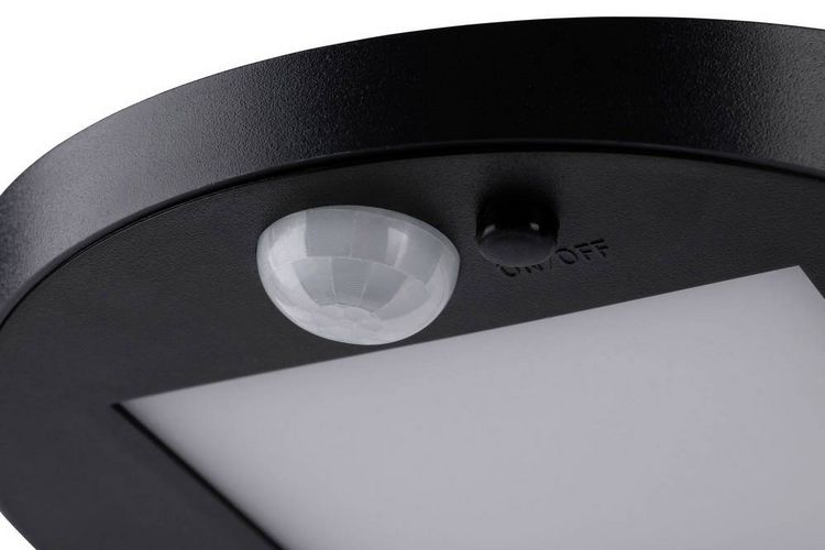 Produktbild: Paulmann 94249 Ryse Solar-Au&szlig;enstandleuchte mit Bewegungsmelder 1.2W Warmwei&szlig; Anthrazit
