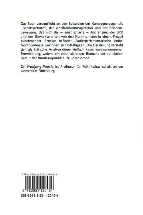 Produktbild: Die Erosion der Abgrenzung