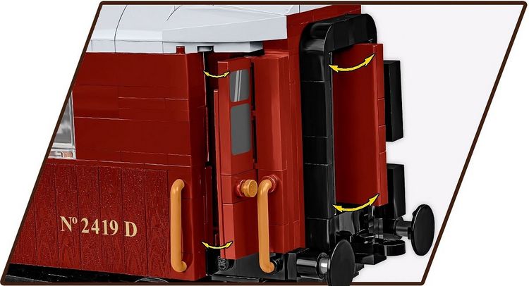 Produktbild: COBI Trains 6289 - Compi&egrave;gne Wagon 1940, 1:35 Bausatz, 1927 Klemmbausteine, 2 Figuren
