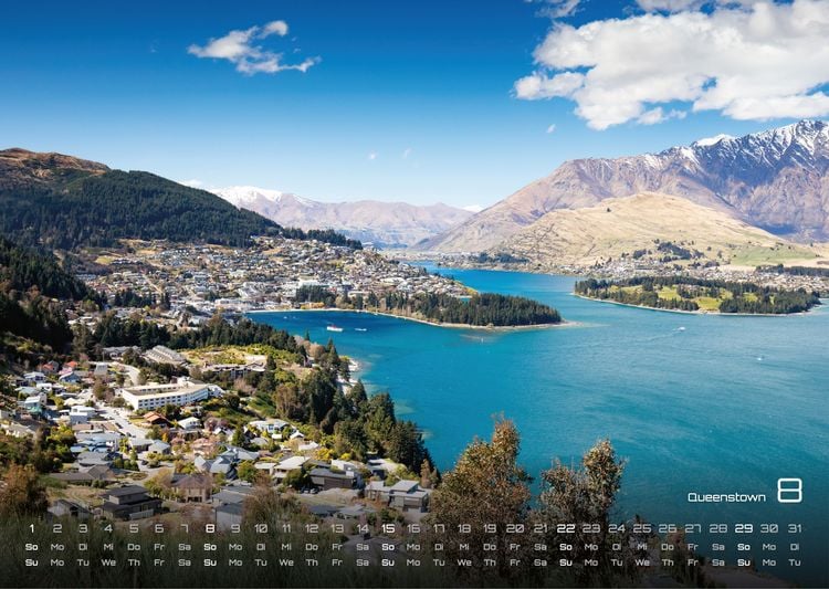 Produktbild: Neuseeland - Das Land der langen wei&szlig;en Wolke - 2027 - Kalender DIN A3
