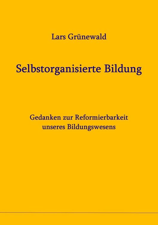 Produktbild: Selbstorganisierte Bildung