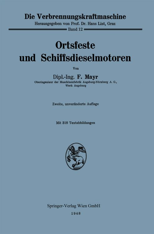 Produktbild: Ortsfeste und Schiffsdieselmotoren