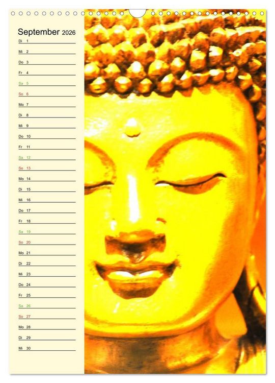 Produktbild: Buddha (Wandkalender 2026 DIN A3 hoch), CALVENDO Monatskalender