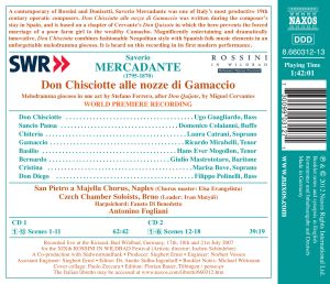 Produktbild: Don Chisciotte alle nozze di Gamaccio