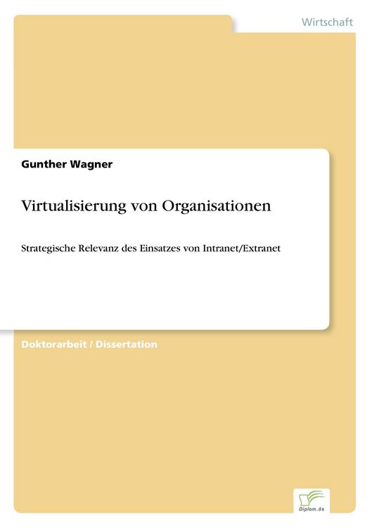 Produktbild: Virtualisierung von Organisationen