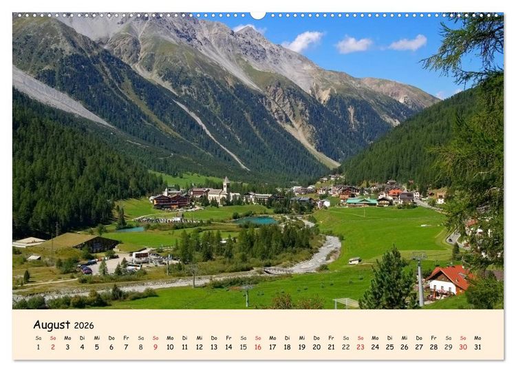 Produktbild: S&uuml;dtirol - Zwischen Ortler und Dolomiten (hochwertiger Premium Wandkalender 2026 DIN A2 quer), Kunstdruck in Hochglanz
