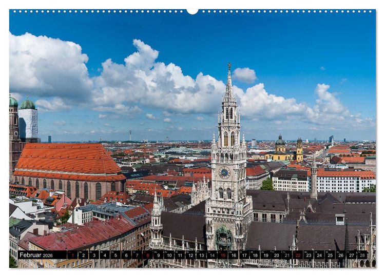 Produktbild: St&auml;dtereise durch Europa (Wandkalender 2026 DIN A2 quer), CALVENDO Monatskalender