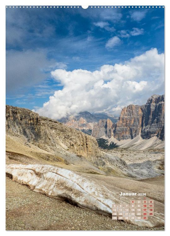 Produktbild: Dolomiten, ein Meer aus Bergen by VogtArt (Wandkalender 2026 DIN A2 hoch), CALVENDO Monatskalender