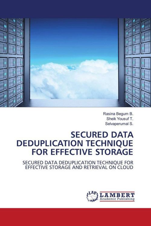 Produktbild: Secured Data Deduplication Technique For Effective Storage