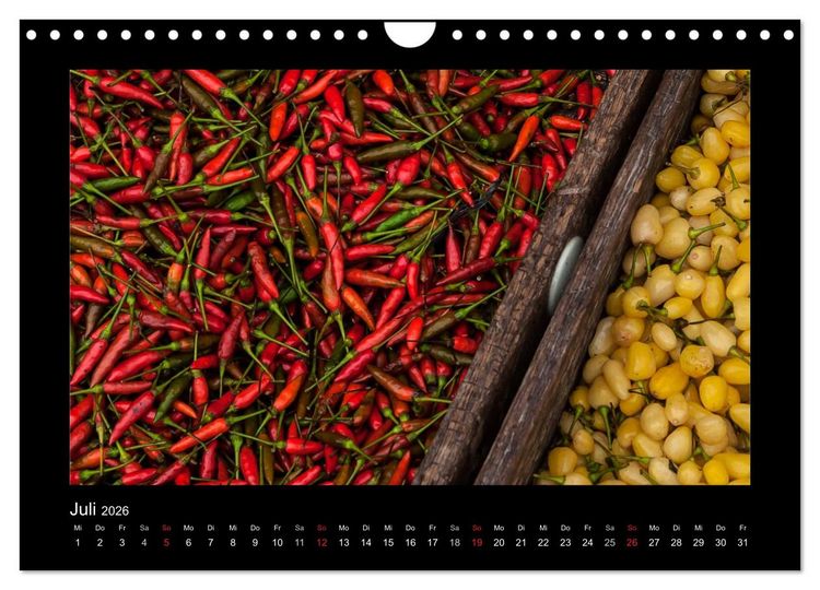 Produktbild: Rot (Wandkalender 2026 DIN A4 quer), CALVENDO Monatskalender