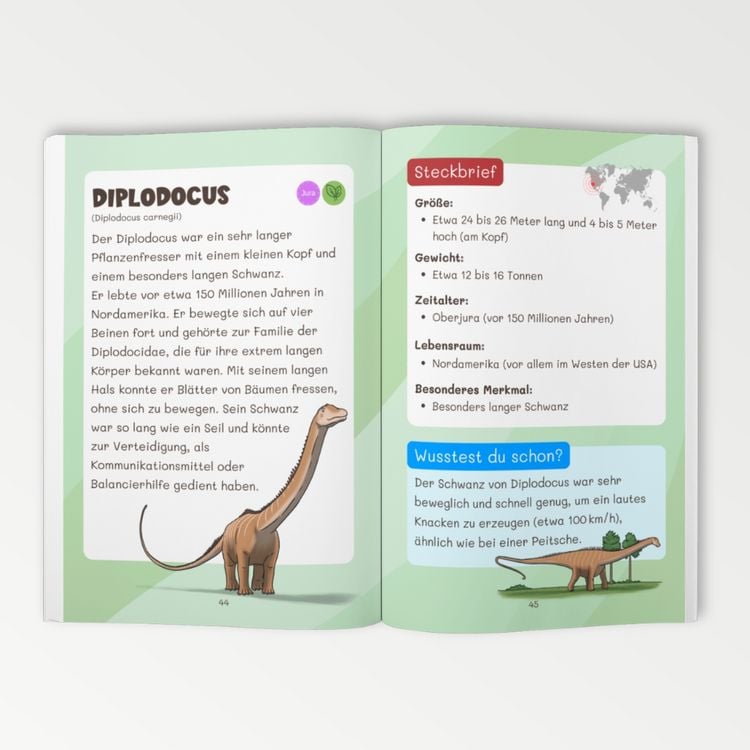 Produktbild: Dinolexikon f&uuml;r Kinder &ndash; Mein erstes Dinosaurier Buch von A bis Z