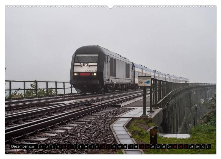 Produktbild: Norddeutsche Eisenbahnen (Wandkalender 2026 DIN A2 quer), CALVENDO Monatskalender