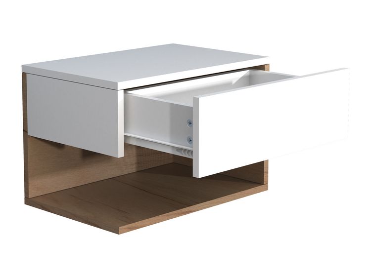 Produktbild: Wandschublade Wand H&auml;nge Nachttisch Usal XL 45cm