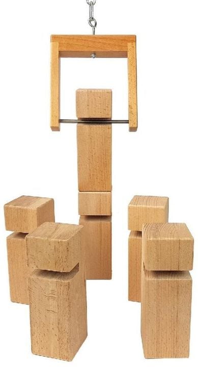 Produktbild: Goki 63882 - Fröbelturm, 2 bis 16 Spieler, im Baumwollbeutel