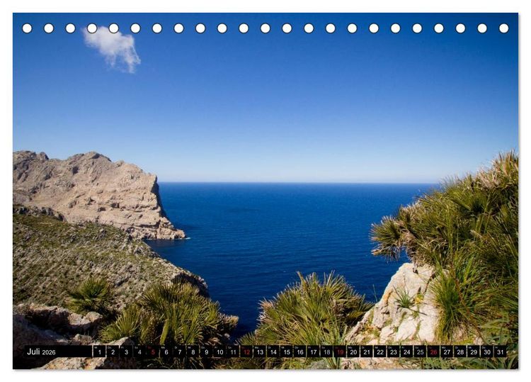 Produktbild: Mallorca (Tischkalender 2026 DIN A5 quer), CALVENDO Monatskalender