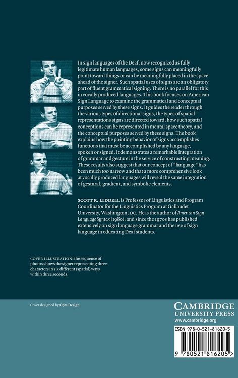 Produktbild: Grammar, Gesture, and Meaning in American Sign Language