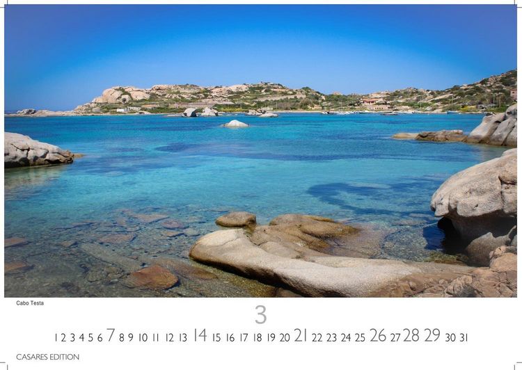 Produktbild: Sardinien Kalender 2027 &ndash; Wandkalender | Fotokalender Italien 35x50cm - mit 12 traumhaften Fotos von Str&auml;nden , Buchten & Natur der Mittelmeerinsel.