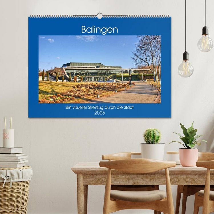 Produktbild: Balingen - ein visueller Streifzug durch die Stadt (Wandkalender 2026 DIN A2 quer), CALVENDO Monatskalender
