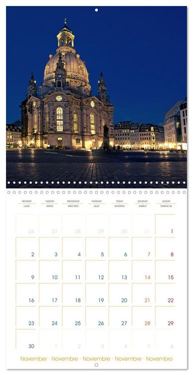 Produktbild: Romantic Dresden (Wall Calendar 2026 12 &times; 12 Inch) CALVENDO 12 Month Wall Calendar