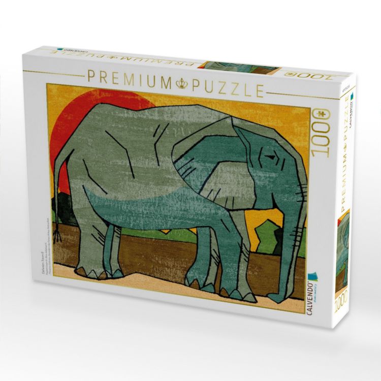 Produktbild: CALVENDO Puzzle Elefanten-Traum 6 | 1000 Teile Lege-Gr&ouml;&szlig;e 64x48cm Foto-Puzzle f&uuml;r gl&uuml;ckliche Stunden