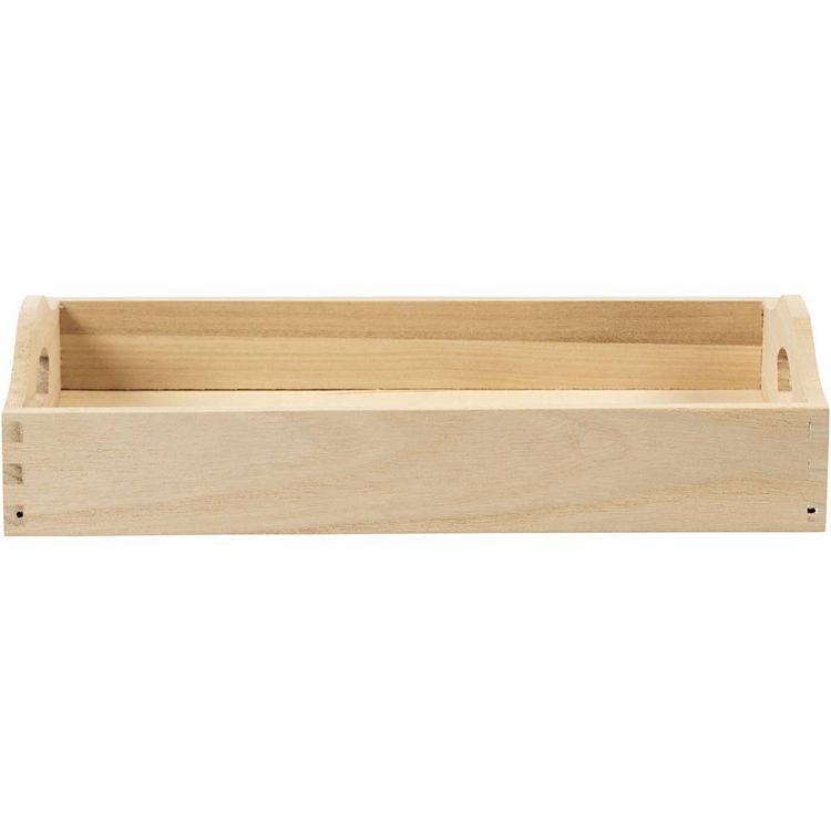 Produktbild: Creativ Company Tablett, Holz, natur, 30x17x5 cm