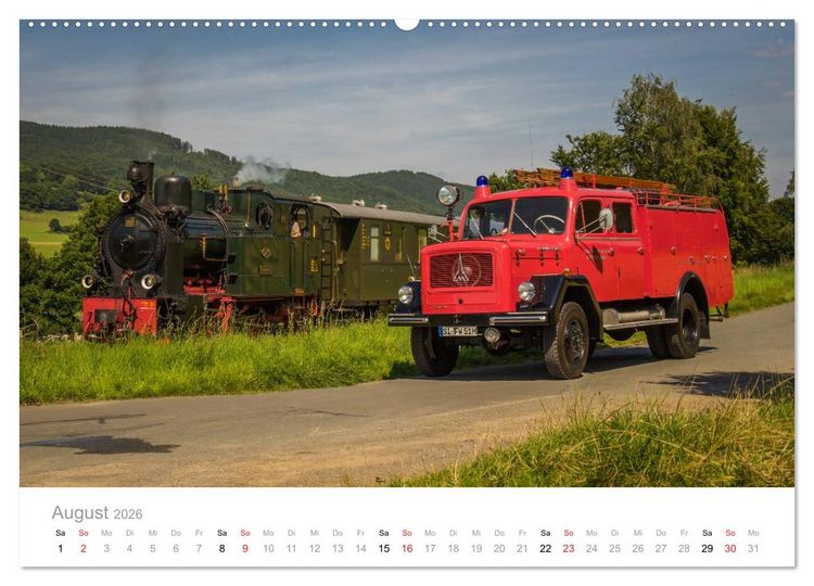 Produktbild: Schmalspurbahn Dampflok Bieberlies (hochwertiger Premium Wandkalender 2026 DIN A2 quer), Kunstdruck in Hochglanz