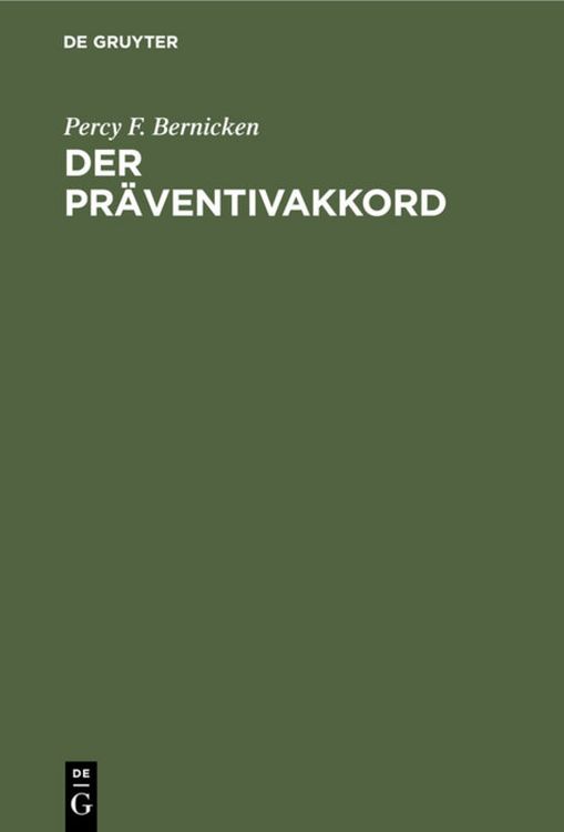 Produktbild: Der Pr&auml;ventivakkord