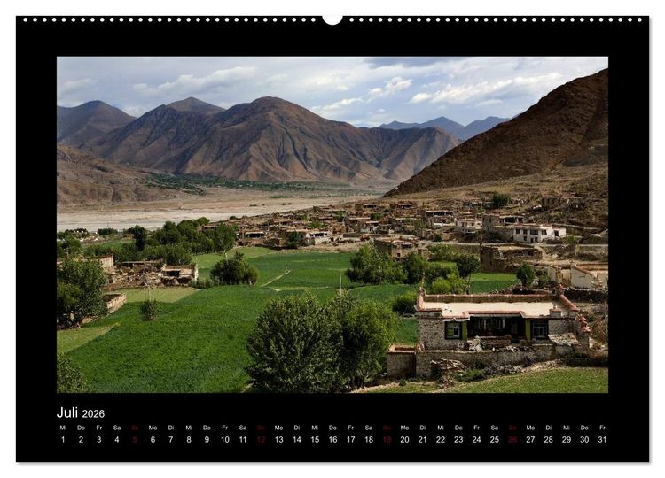 Produktbild: Tibet (hochwertiger Premium Wandkalender 2026 DIN A2 quer), Kunstdruck in Hochglanz