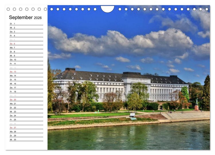 Produktbild: Der Koblenz Kalender (Wandkalender 2026 DIN A4 quer), CALVENDO Monatskalender