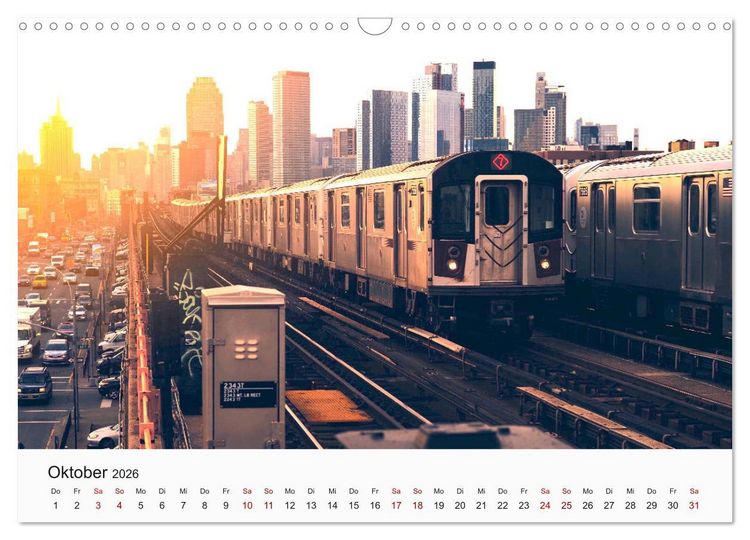 Produktbild: Traumstadt New York (Wandkalender 2026 DIN A3 quer), CALVENDO Monatskalender