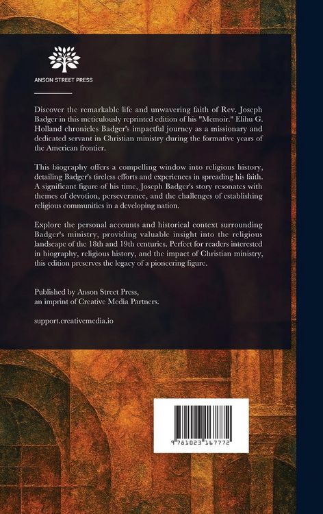 Produktbild: Memoir of Rev. Joseph Badger