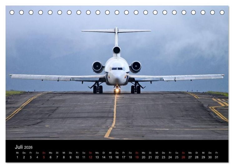 Produktbild: Faszination Fliegerei (Tischkalender 2026 DIN A5 quer), CALVENDO Monatskalender