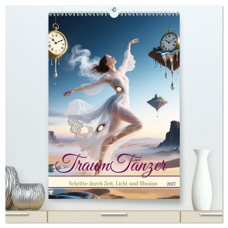 Produktbild: TraumT&auml;nzer - Schritte durch Zeit, Licht und Illusion (hochwertiger Premium Wandkalender 2027 DIN A2 hoch), Kunstdruck in Hochglanz