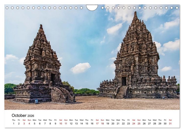 Produktbild: Wonderful Indonesia (Wall Calendar 2026 DIN A4 landscape), CALVENDO 12 Month Wall Calendar