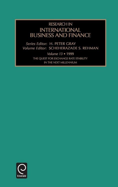 Produktbild: The Quest for Exchange Rate Stability in the Next Millennium