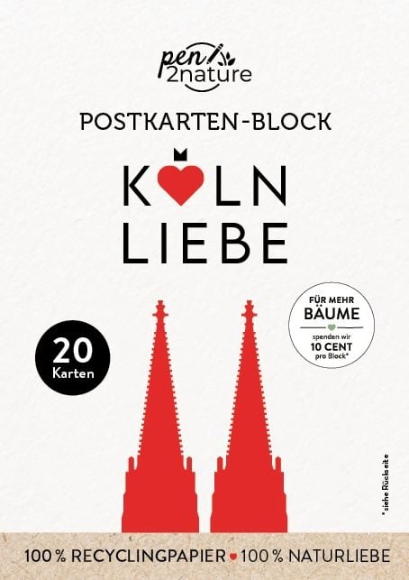 Produktbild: Postkartenblock K&ouml;ln-Liebe