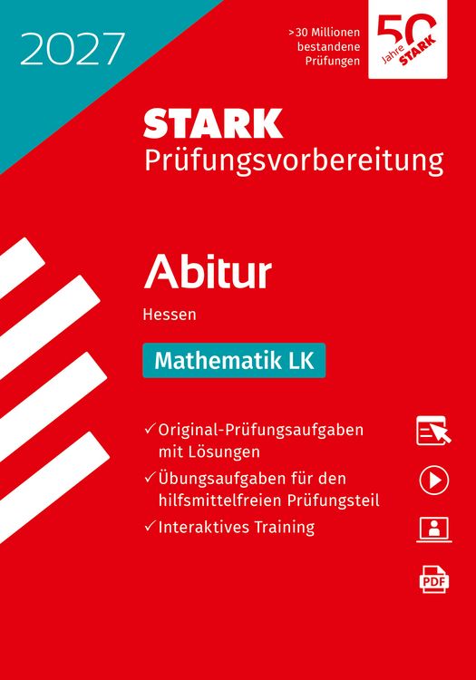 Produktbild: STARK Mathematik LK - Abitur 2027 Hessen - Pr&uuml;fungsvorbereitung