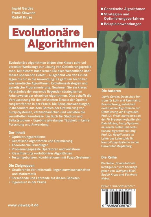 Produktbild: Evolution&auml;re Algorithmen