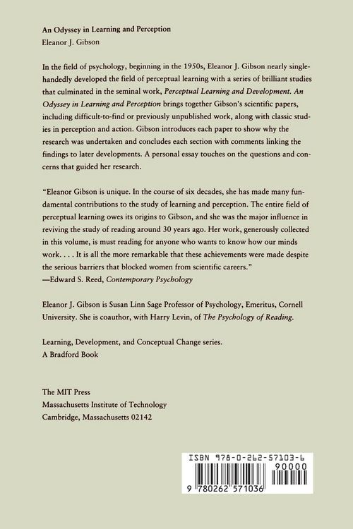 Produktbild: An Odyssey in Learning and Perception