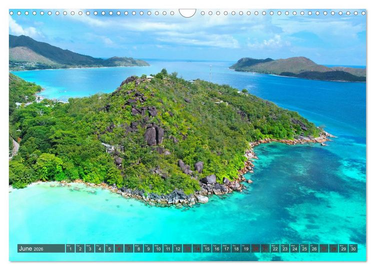Produktbild: Seychelles, Holidays on Exotic Islands (Wall Calendar 2026 DIN A3 landscape), CALVENDO 12 Month Wall Calendar