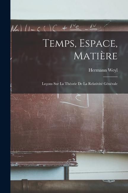 Produktbild: Temps, espace, mati&egrave;re