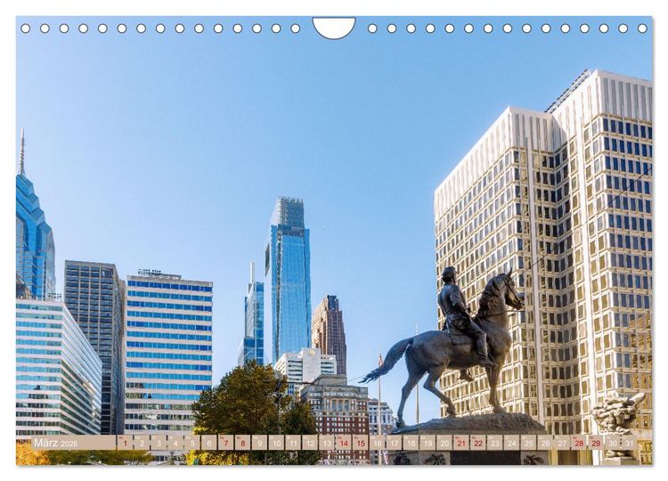 Produktbild: Pennsylvania. Die Wiege der USA zwischen Tradition und Moderne (Wandkalender 2026 DIN A4 quer), CALVENDO Monatskalender
