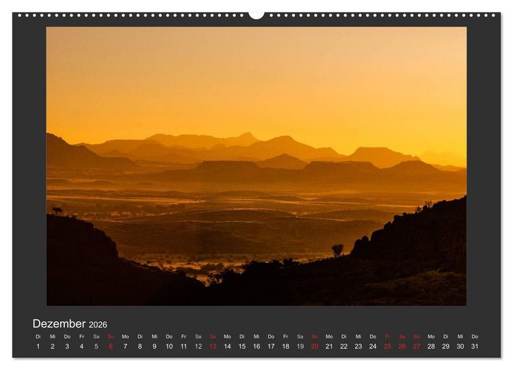 Produktbild: Facetten Namibias (hochwertiger Premium Wandkalender 2026 DIN A2 quer), Kunstdruck in Hochglanz