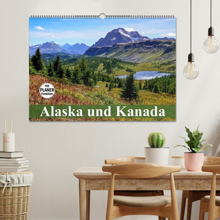 Produktbild: Alaska und Kanada (Wandkalender 2026 DIN A2 quer), CALVENDO Monatskalender