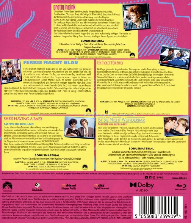 Produktbild: John Hughes 5 Movie Collection [5 BRs]