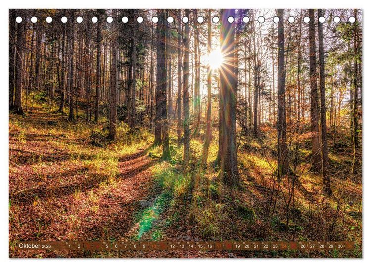 Produktbild: Idyllische Landschaften am Tegernsee (Tischkalender 2026 DIN A5 quer), CALVENDO Monatskalender